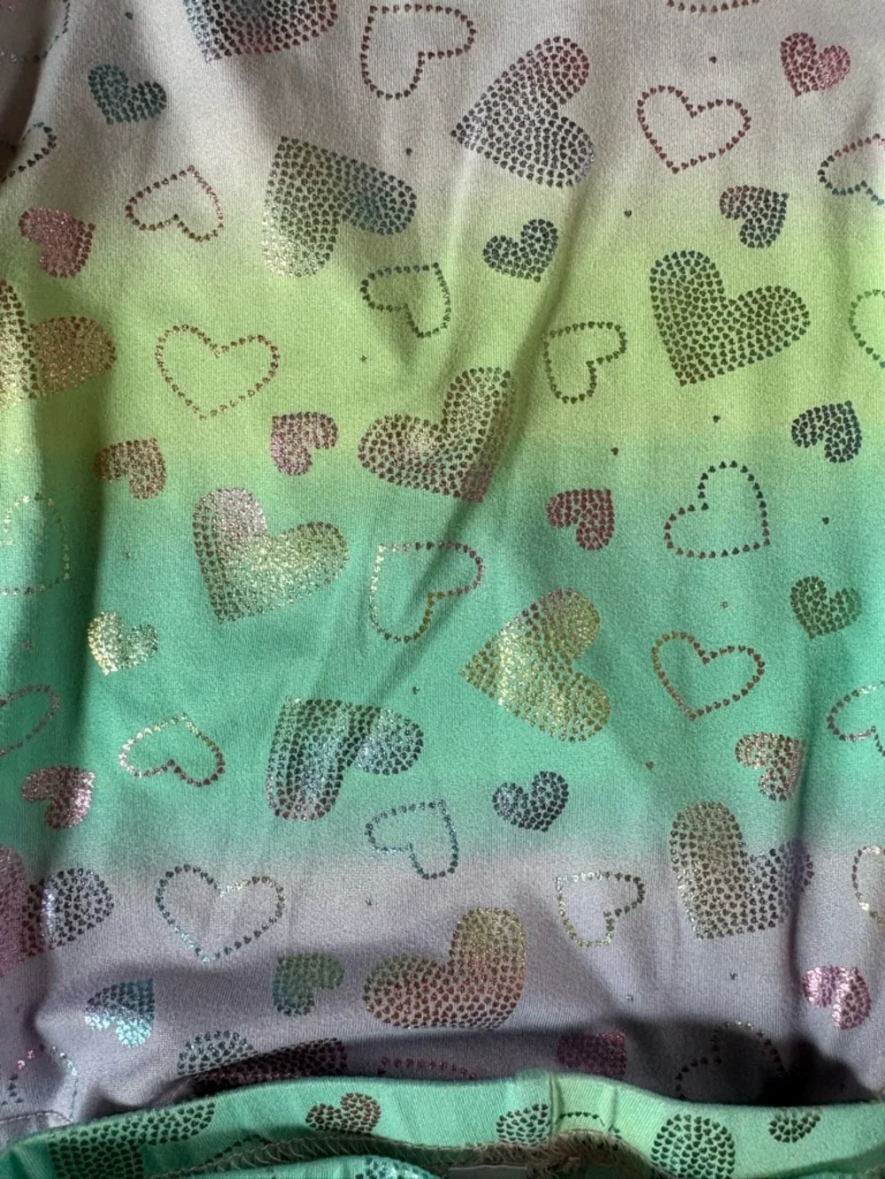 btween Pastel Rainbow Heart Two-Piece Set - Picture 2 of 3